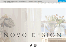 Tablet Screenshot of novo-design.com